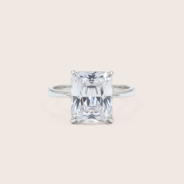 Anillo Solitario Rectangular