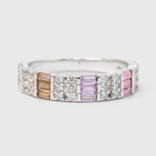 Anillo Baguette Multicolor