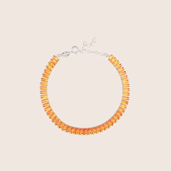 Pulsera Tennis Naranja
