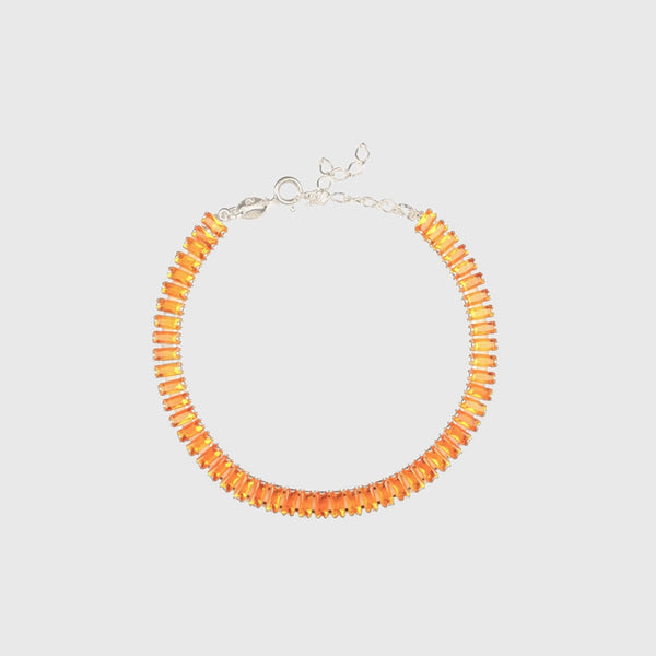 Pulsera Tennis Naranja