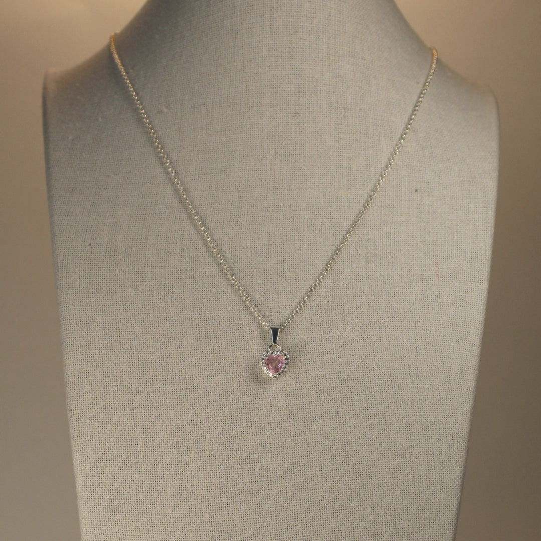 Collar Cuore Rosa