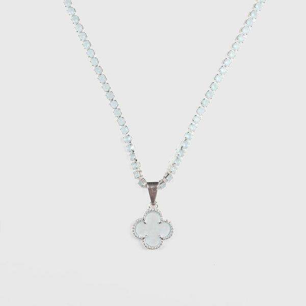 Collar Tennis Fortuna Light Blue