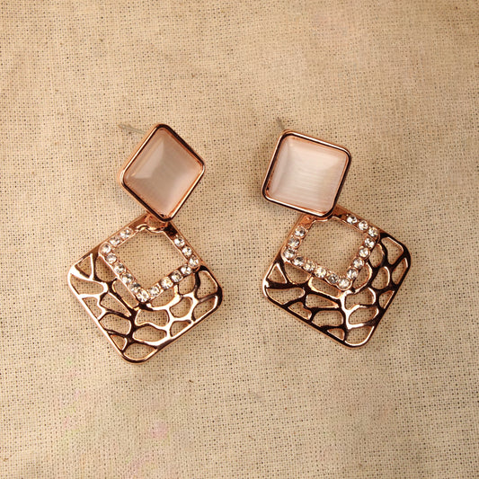 Pendientes Coral Rose