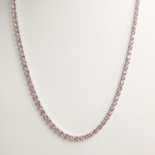 Collar Tennis Rosato