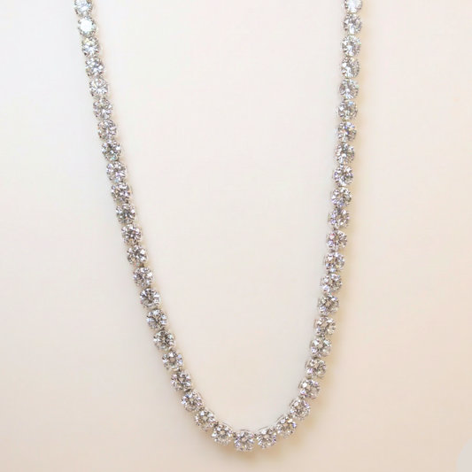 Collar Tennis Bianco