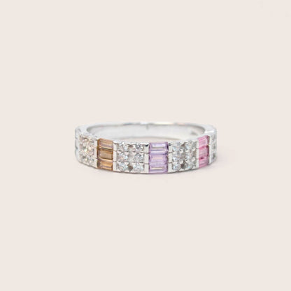 Anillo Baguette Multicolor