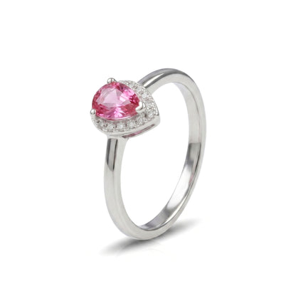 Anillo Lacrima borgogna