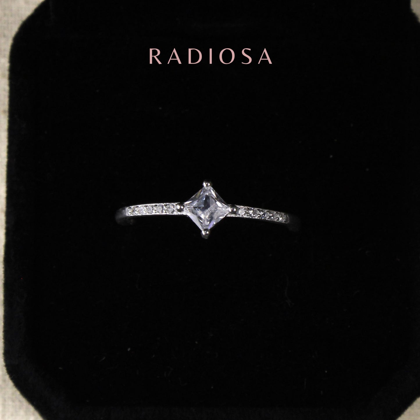 Anillo Estrella Guía Rombo Eterno en Plata 925