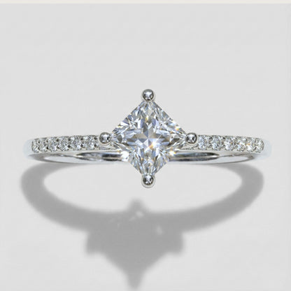 Anillo Estrella Guía Rombo Eterno en Plata 925