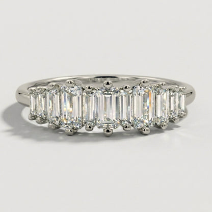 Anillo Baguette Brillante en Plata 925