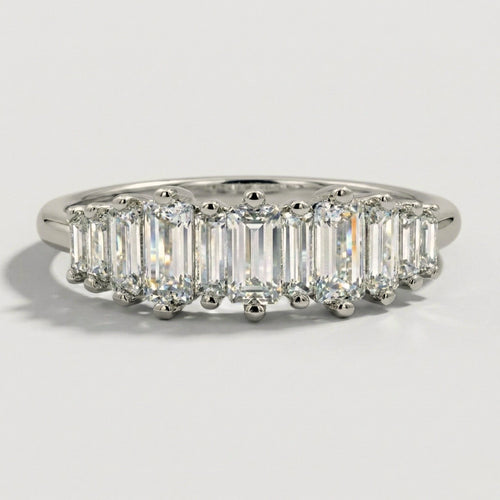 Anillo Baguette Brillante en Plata 925