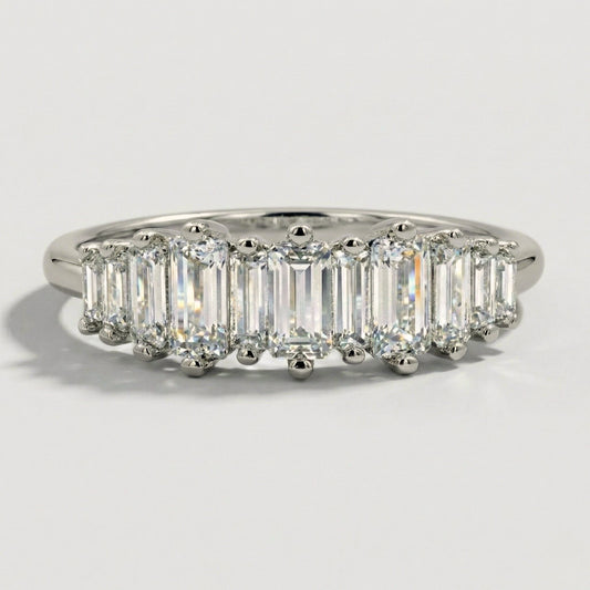 Anillo Baguette Brillante en Plata 925