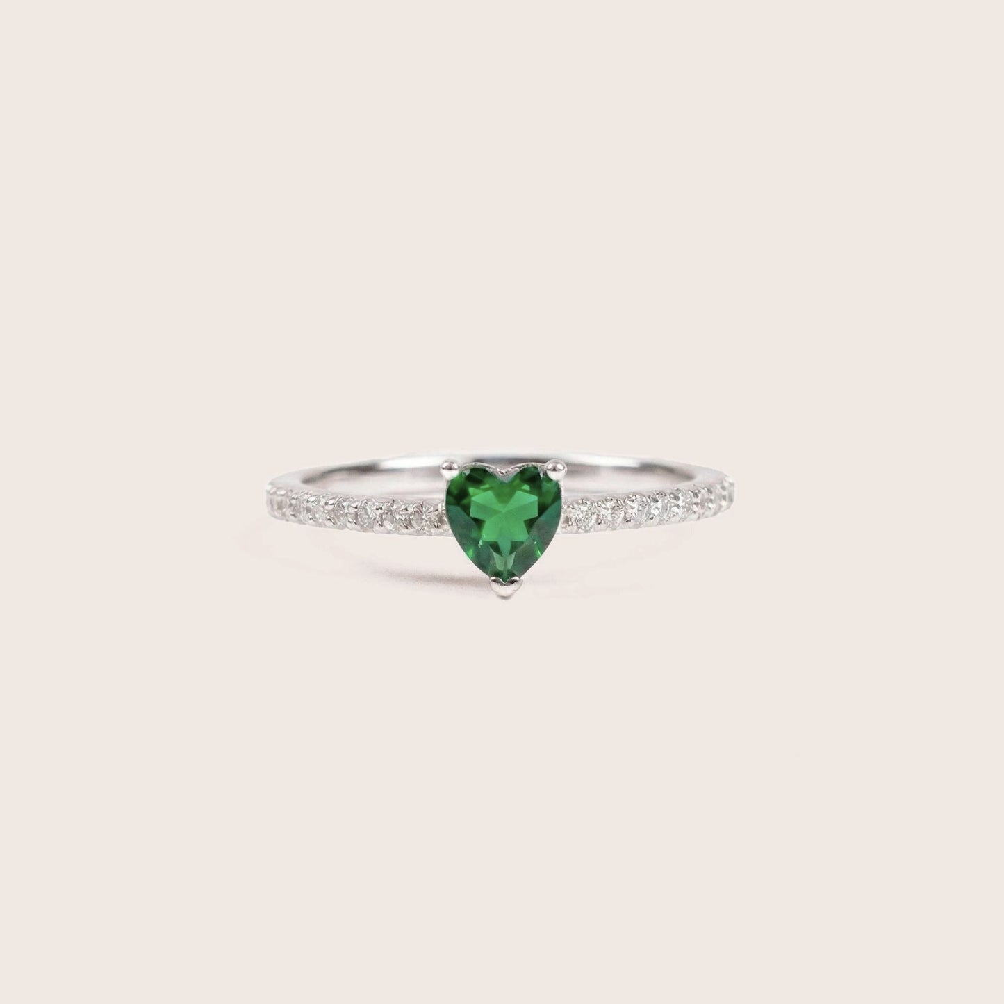 Anillo Cuore Verde