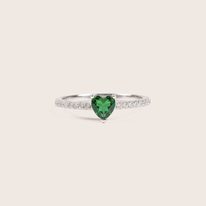 Anillo Cuore Verde
