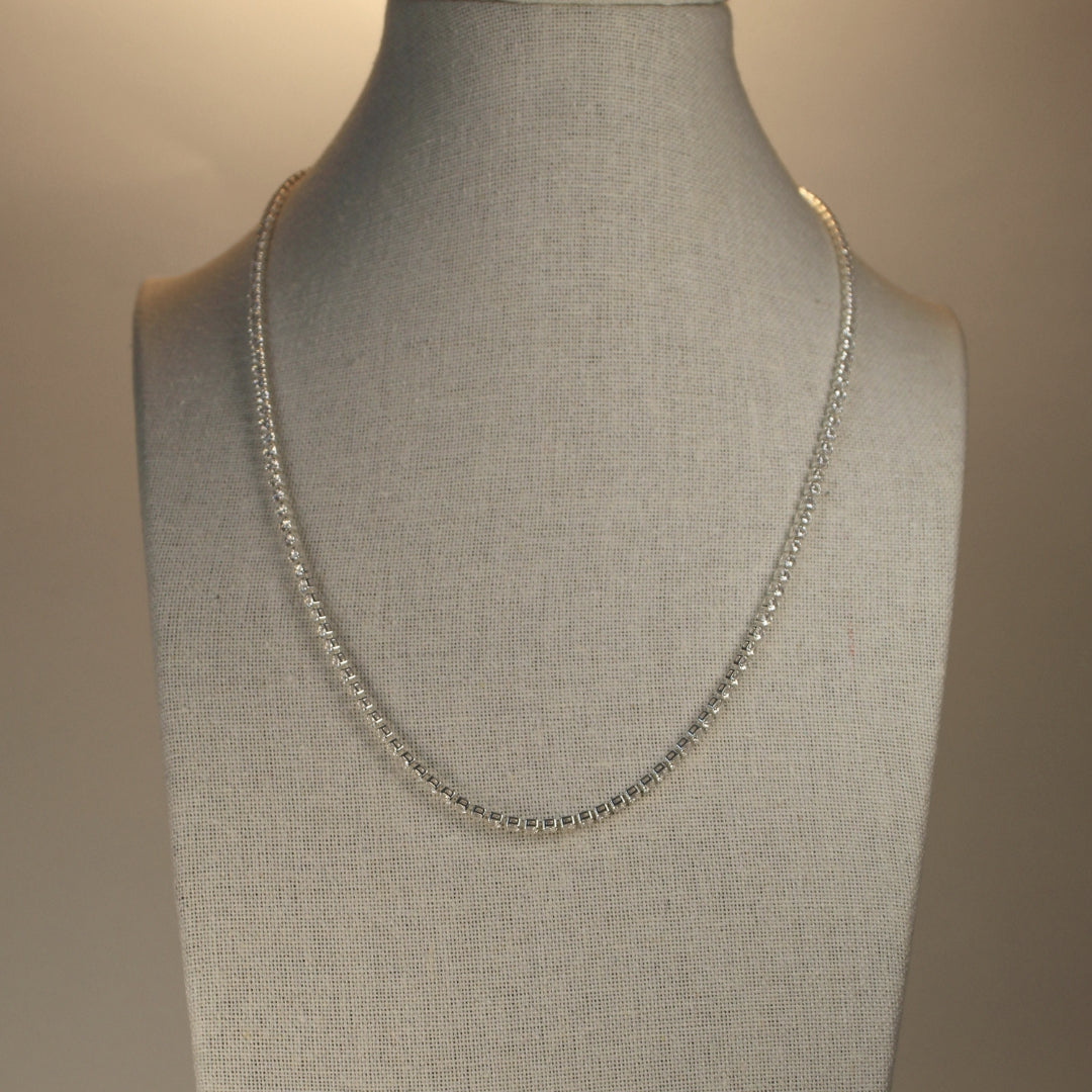 Collar Tennis Bianco