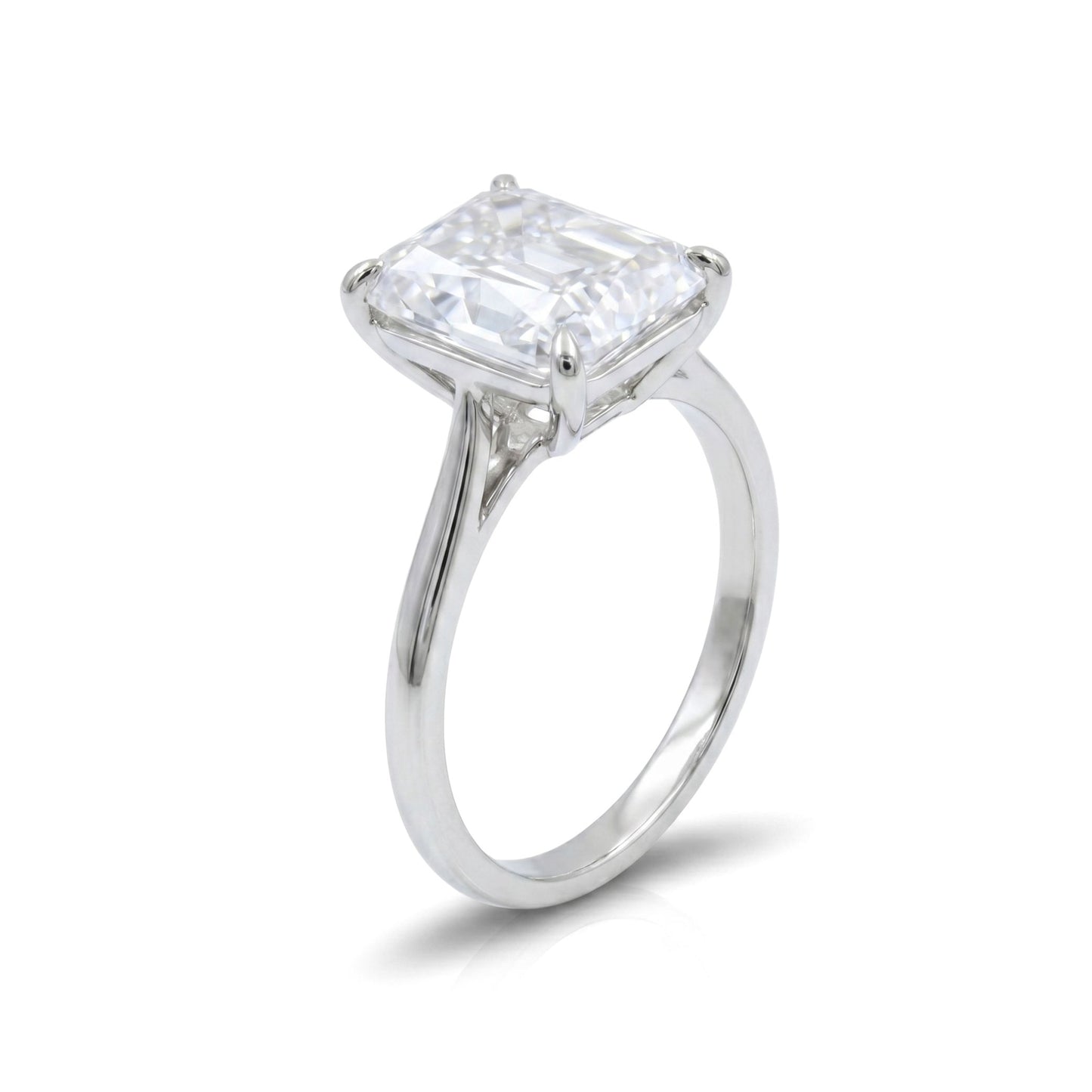 Anillo Solitario Rectangular