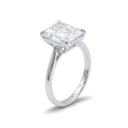 Anillo Solitario Rectangular