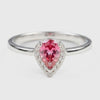 Anillo Lacrima borgogna