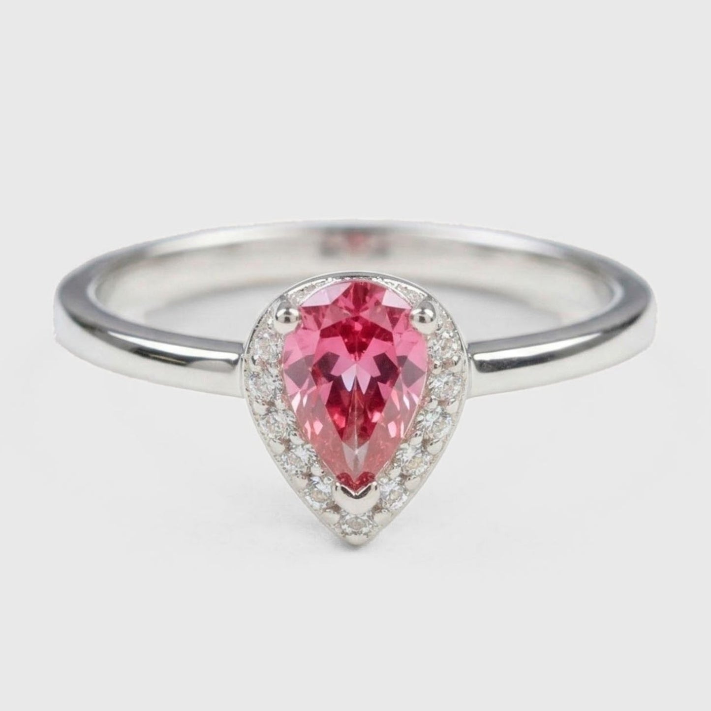 Anillo Lacrima borgogna