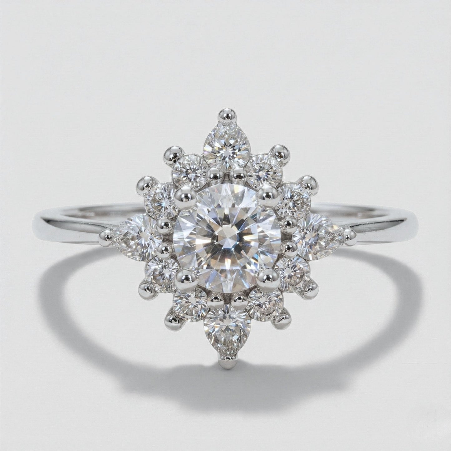 Anillo Estrella Brillante en Plata 925