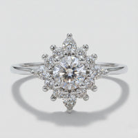 Anillo Estrella Brillante en Plata 925