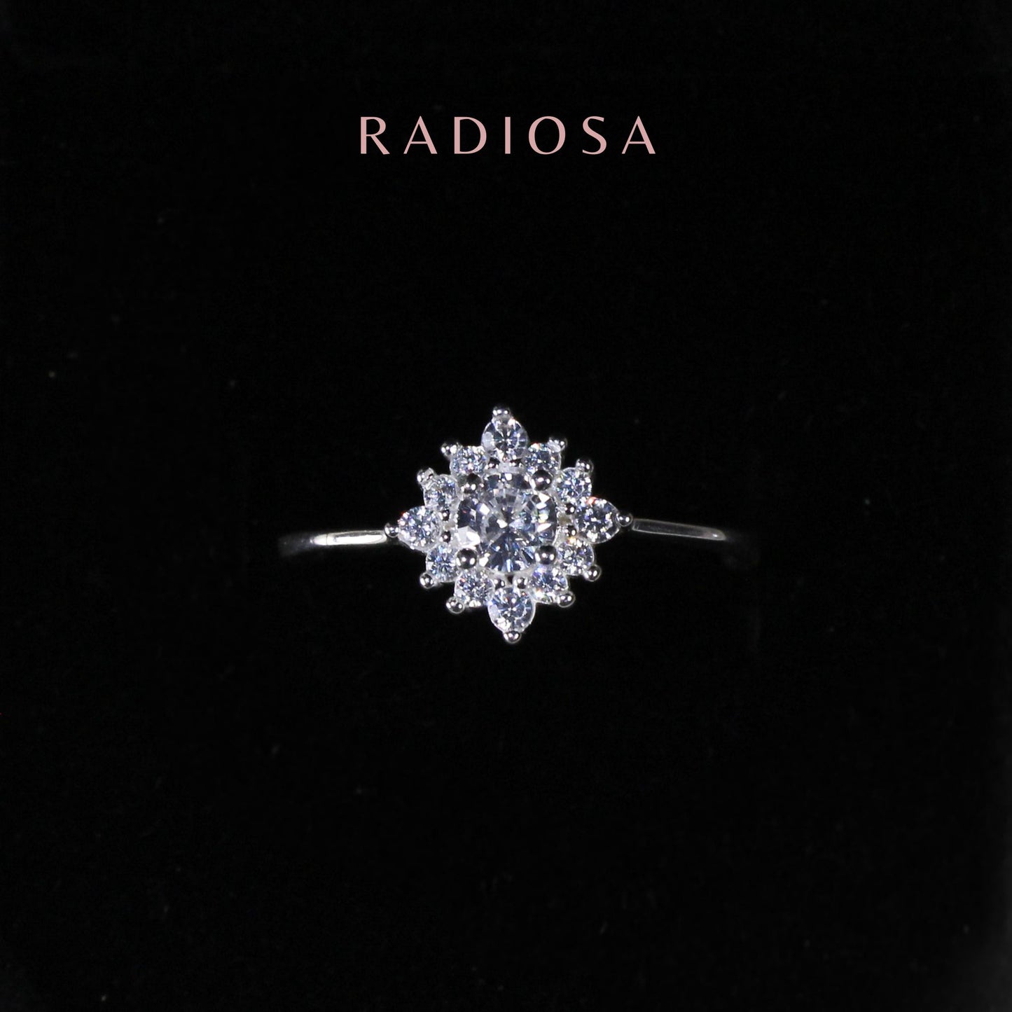 Anillo Estrella Brillante en Plata 925