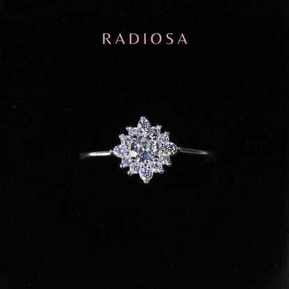 Anillo Estrella Brillante en Plata 925