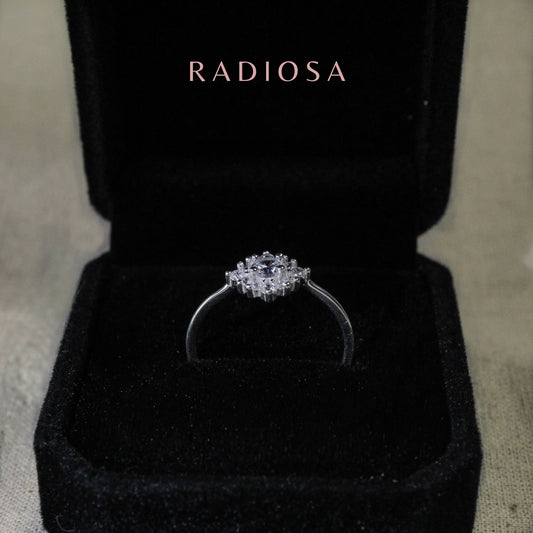 Anillo Estrella Brillante en Plata 925