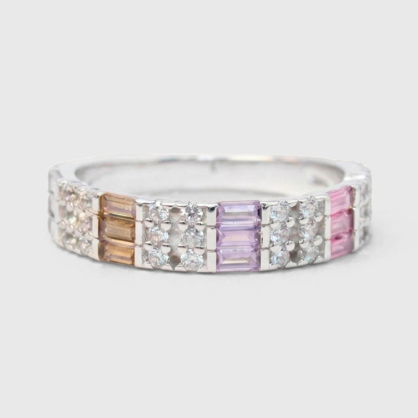 Anillo Baguette Multicolor