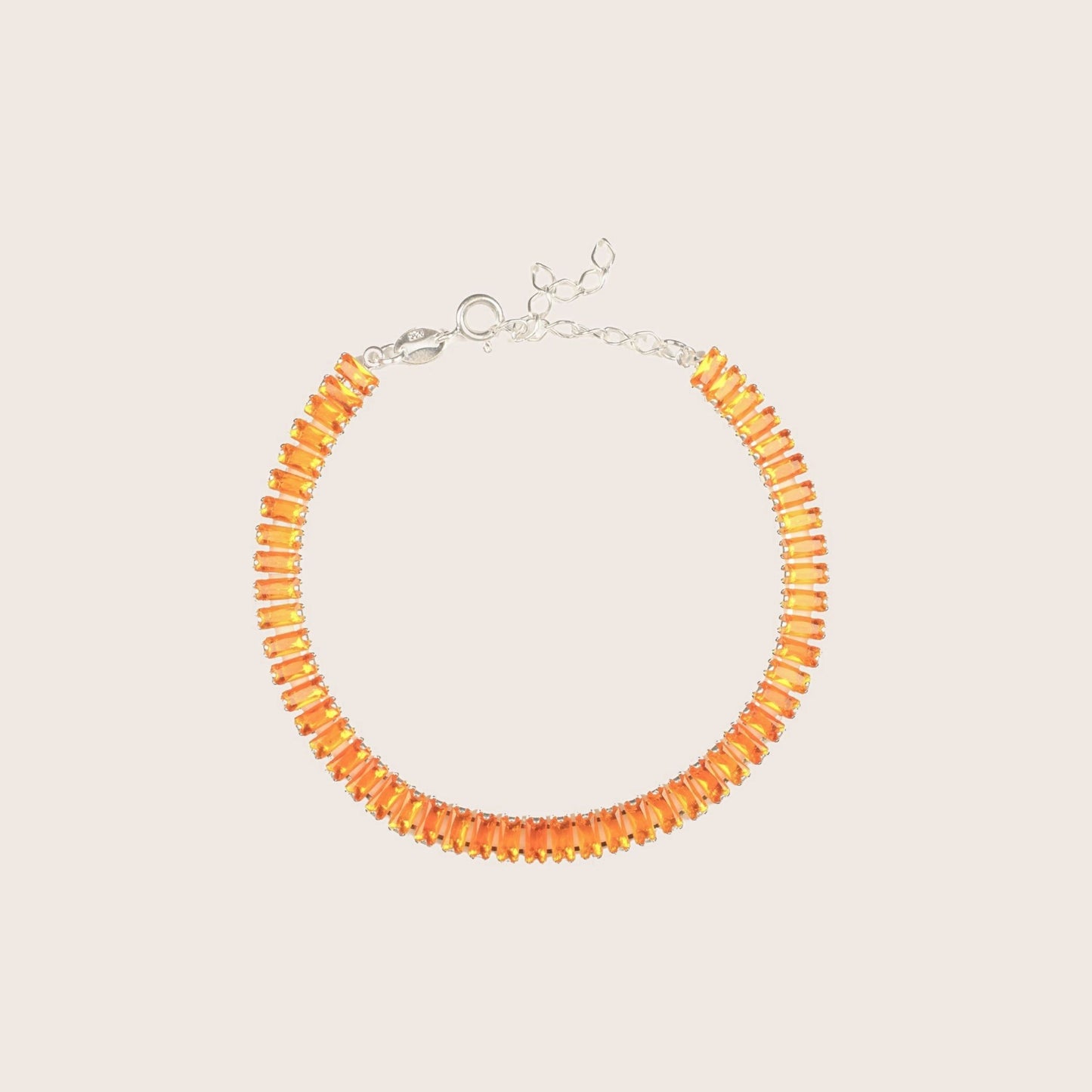 Pulsera Tennis Naranja