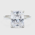 Anillo Solitario Rectangular
