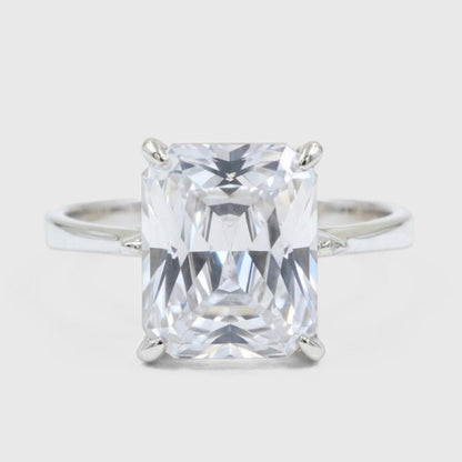 Anillo Solitario Rectangular