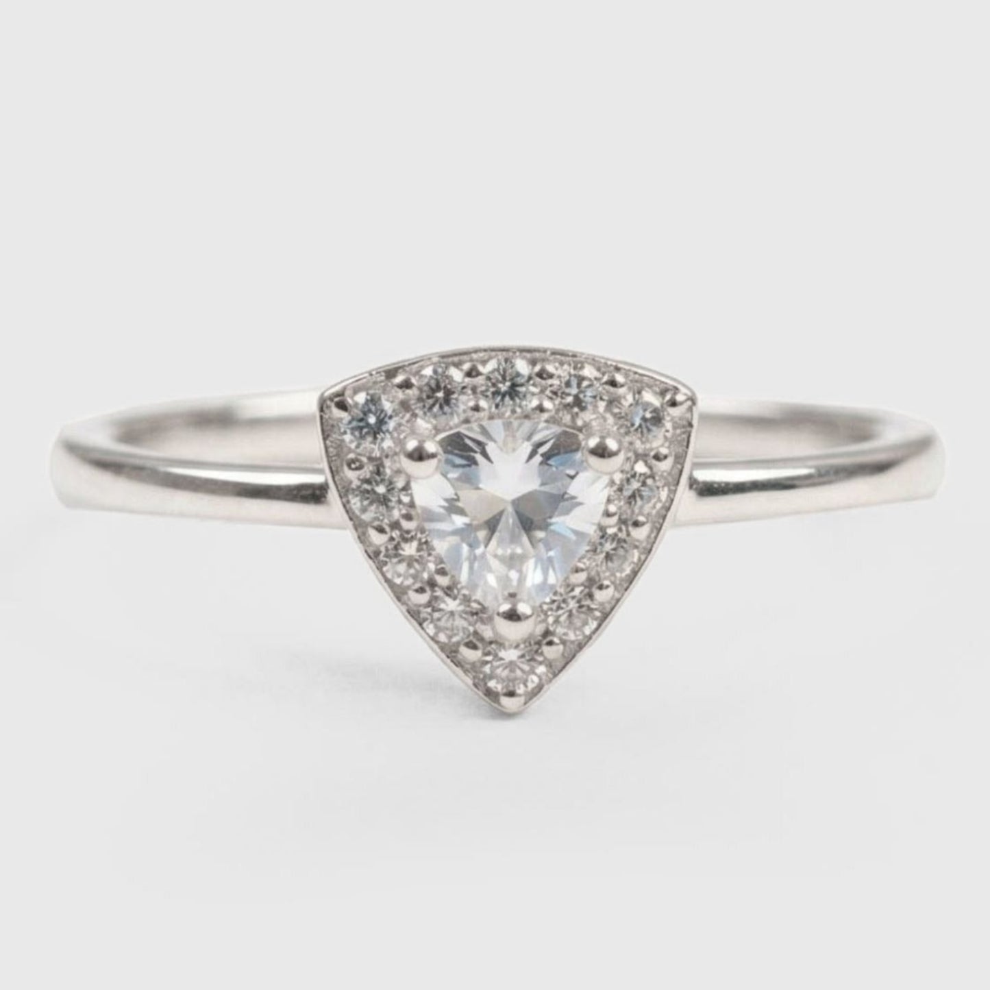 Anillo triangolo Bianco