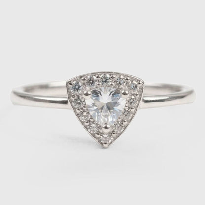 Anillo triangolo Bianco
