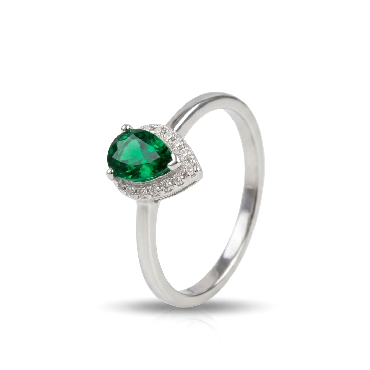 Anillo Lacrima smeraldo
