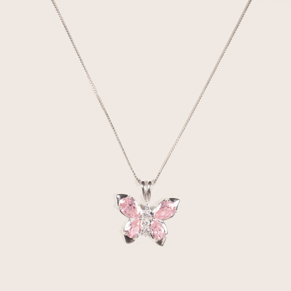 Collar Farfalla Rosa