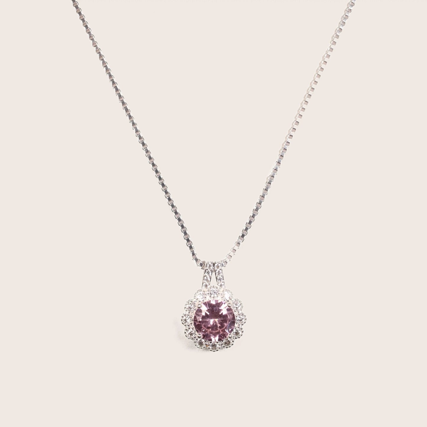 Collar Fiore Rosa