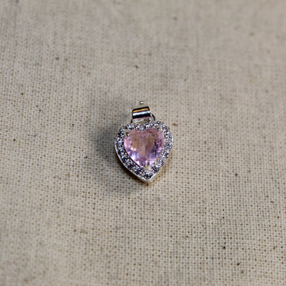 Colgante Cuore Rosa
