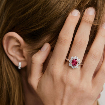 Anillo Fiore Rosa
