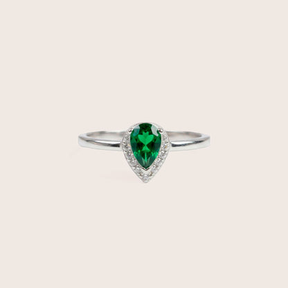 Anillo Lacrima smeraldo