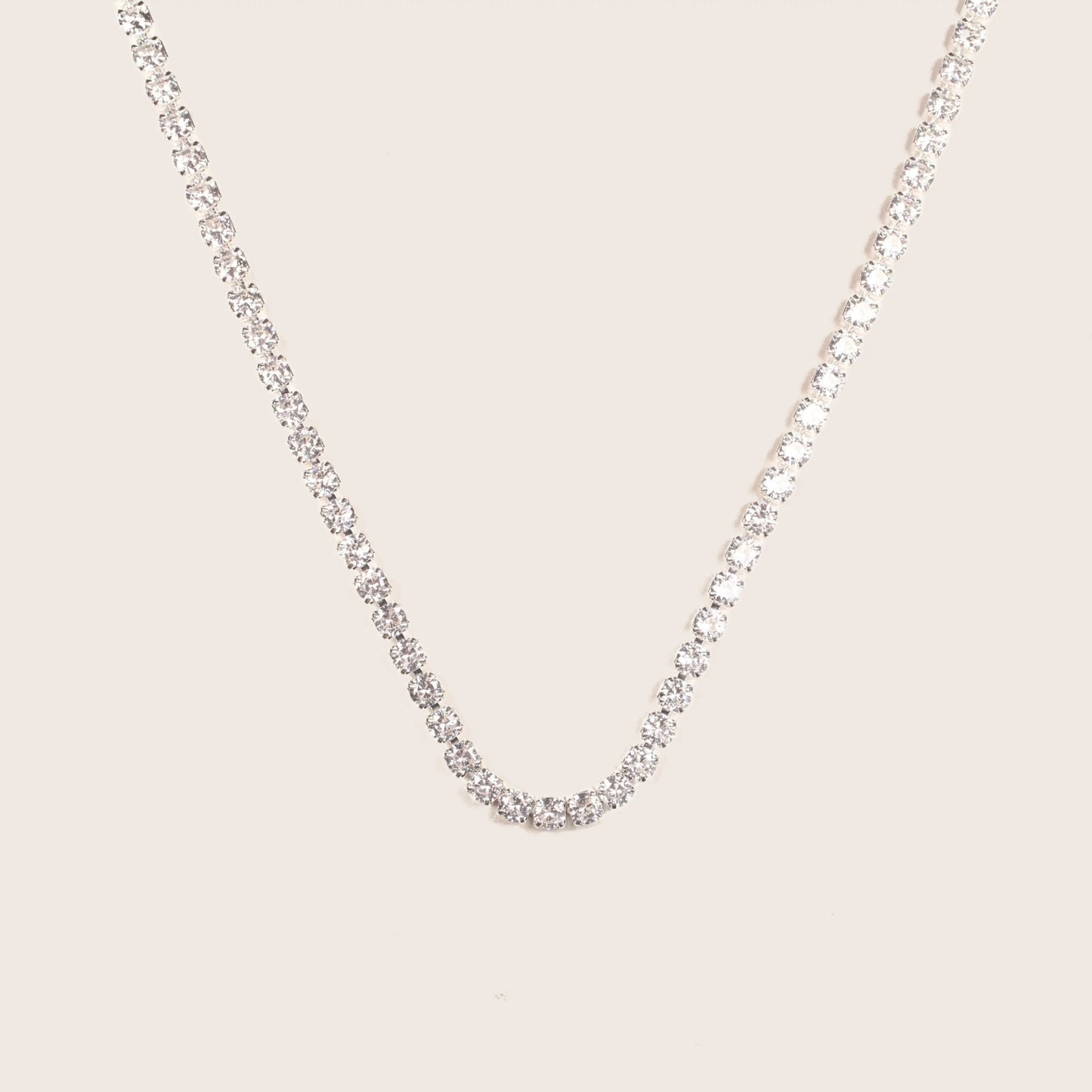 Collar Tennis Bianco
