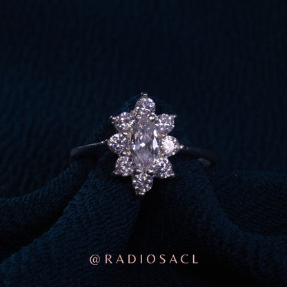 Anillo Lady Brillante en Plata 925