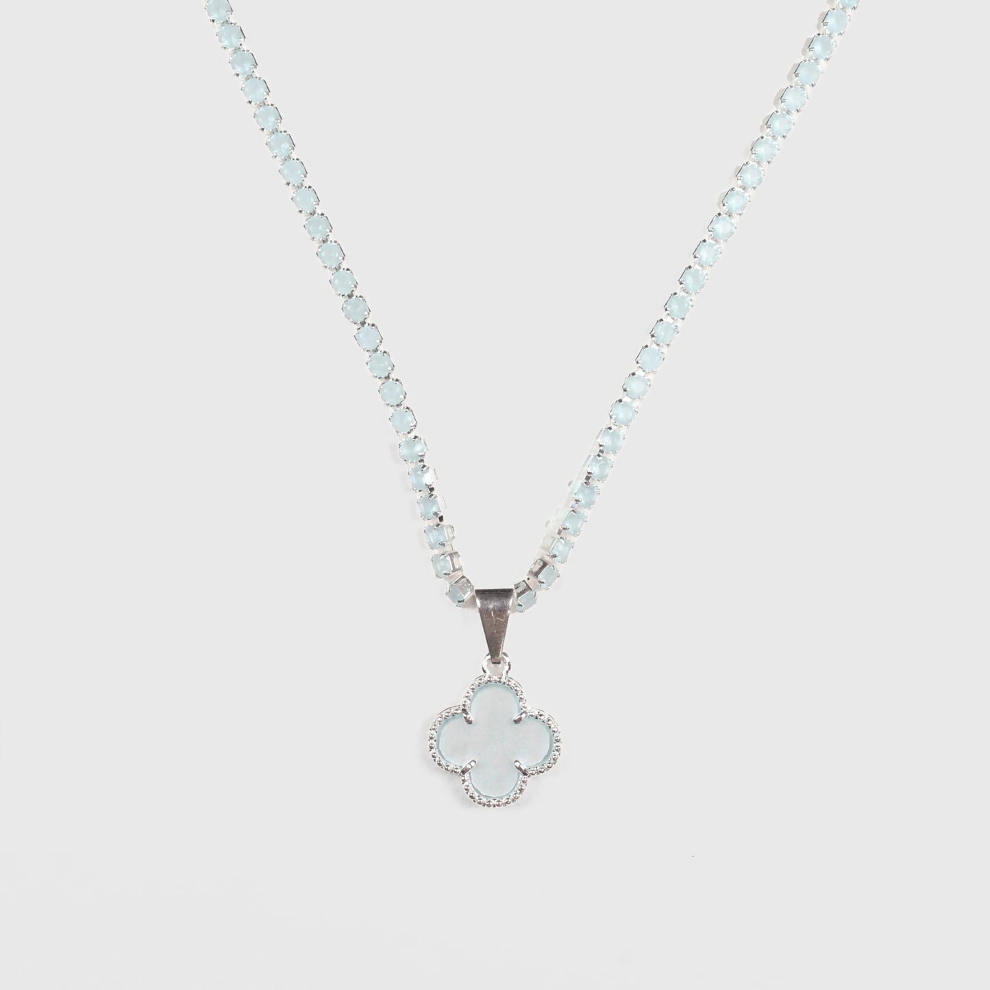 Collar Tennis Fortuna Light Blue