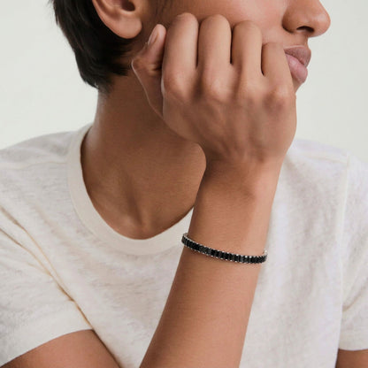 Pulsera Tennis Negra