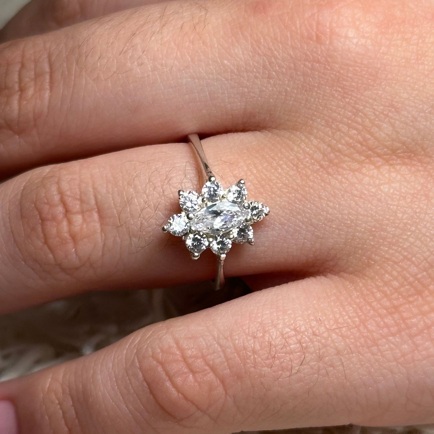 Anillo Lady Brillante en Plata 925