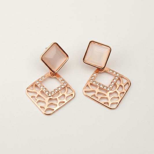 Pendientes Coral Rose