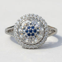 Anillo Ruleta Brillante en Plata 925