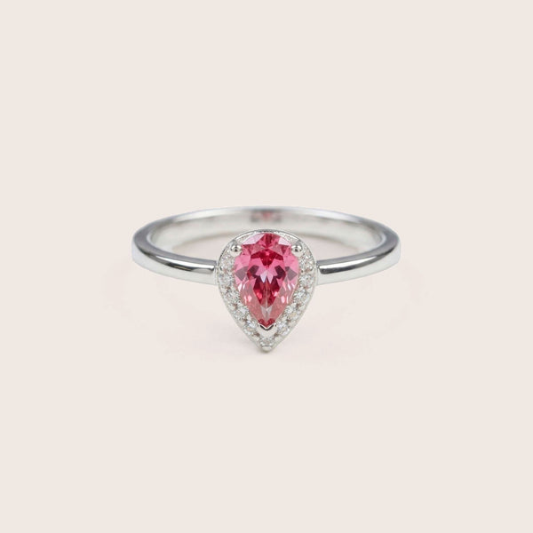 Anillo Lacrima borgogna