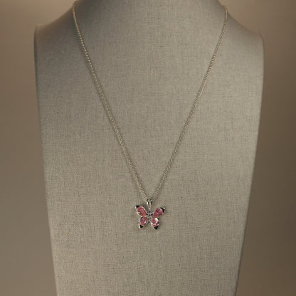 Collar Farfalla Rosa