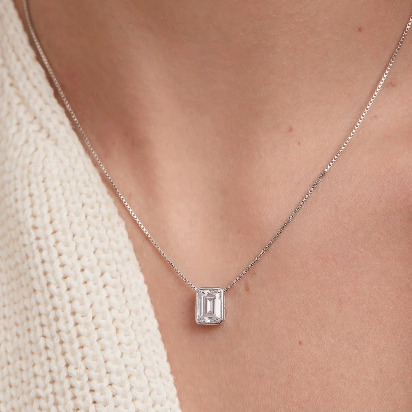 Collar Punto de Luz Rectangular